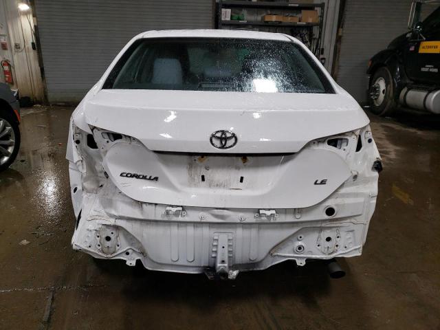 2T1BURHE1KC169793 - 2019 TOYOTA COROLLA L WHITE photo 6