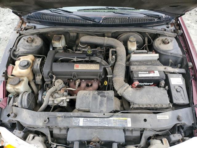 1G8ZK52702Z112153 - 2002 SATURN SL2 MAROON photo 11