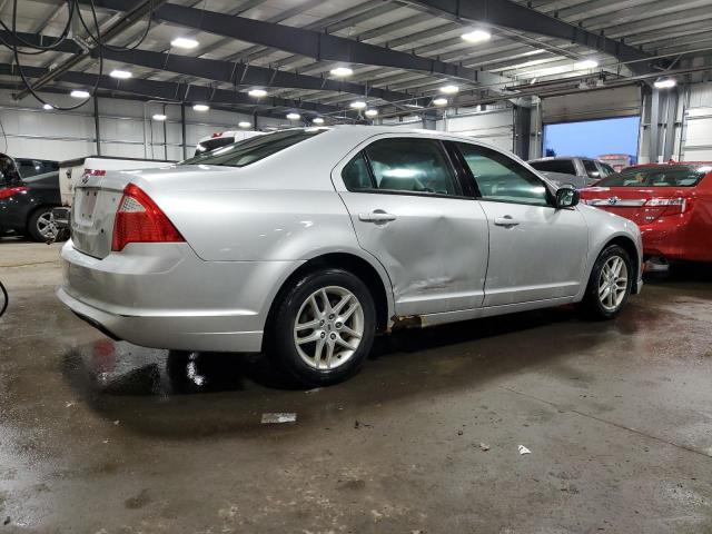 3FAHP0GA6BR178663 - 2011 FORD FUSION S SILVER photo 3