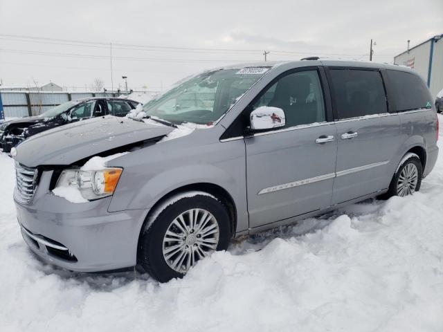2C4RC1CG8DR810596 - 2013 CHRYSLER TOWN & COU TOURING L SILVER photo 1