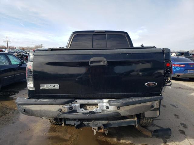 1FTWW31P46ED64164 - 2006 FORD F350 SRW SUPER DUTY BLACK photo 6