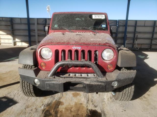 1C4AJWAGXDL601257 - 2013 JEEP WRANGLER SPORT MAROON photo 5