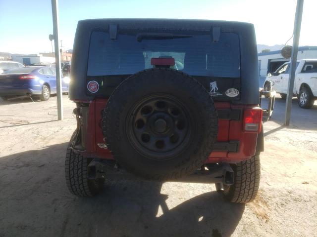 1C4AJWAGXDL601257 - 2013 JEEP WRANGLER SPORT MAROON photo 6