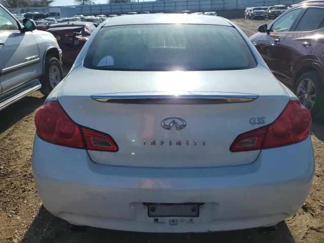 JNKBV61E27M703625 - 2007 INFINITI G35 WHITE photo 6