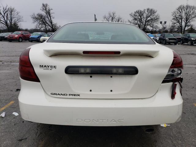 2G2WP552861301730 - 2006 PONTIAC GRAND PRIX WHITE photo 6