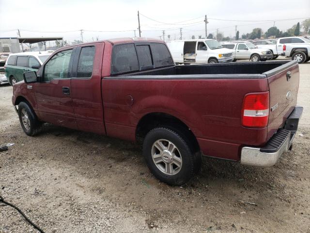 1FTPX12565FB45248 - 2005 FORD F150 BURGUNDY photo 2