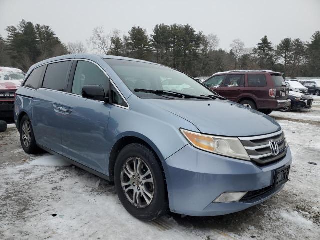 5FNRL5H40CB041477 - 2012 HONDA ODYSSEY EX BLUE photo 4