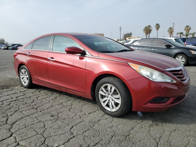 5NPEB4AC4DH603736 - 2013 HYUNDAI SONATA GLS RED photo 4