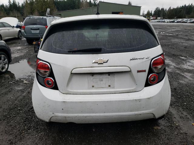 1G1JC6SB6D4155110 - 2013 CHEVROLET SONIC LT WHITE photo 6