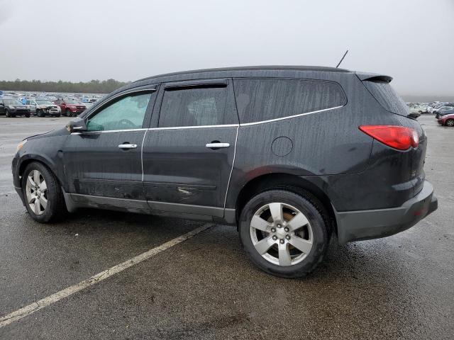 1GNKVGED3CJ185942 - 2012 CHEVROLET TRAVERSE LT BLACK photo 2