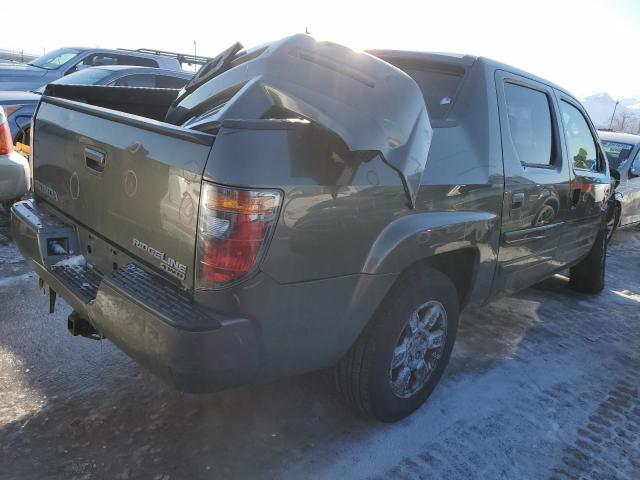 2HJYK16517H536205 - 2007 HONDA RIDGELINE GREEN photo 3