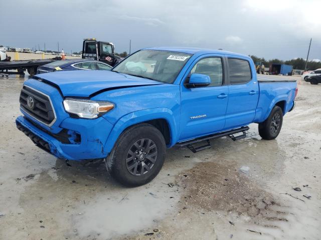 3TMDZ5BN5LM094858 - 2020 TOYOTA TACOMA DOUBLE CAB BLUE photo 1