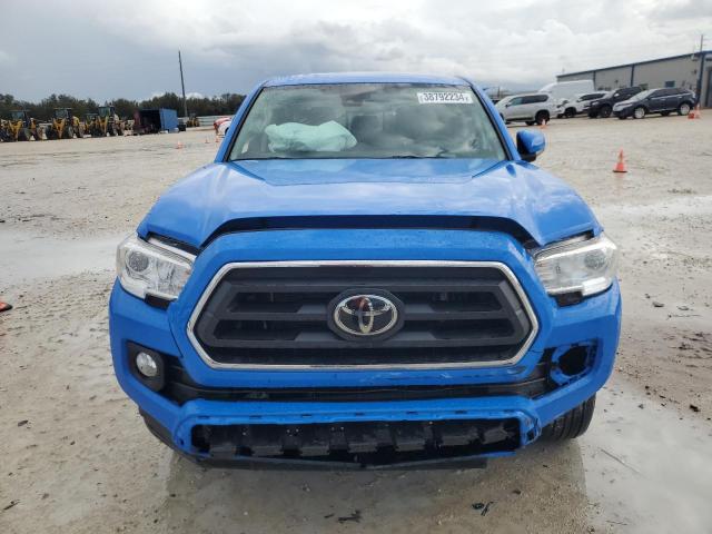 3TMDZ5BN5LM094858 - 2020 TOYOTA TACOMA DOUBLE CAB BLUE photo 5