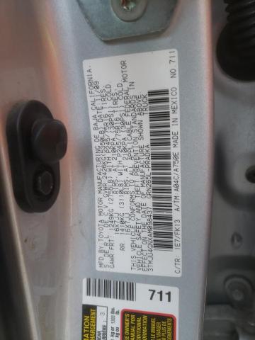 3TMJU4GNXAM098437 - 2010 TOYOTA TACOMA DOUBLE CAB PRERUNNER SILVER photo 13