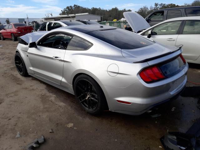 1FA6P8CF3J5144396 - 2018 FORD MUSTANG GT SILVER photo 2