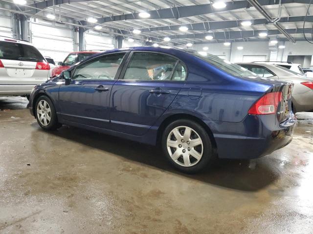 1HGFA165X7L127638 - 2007 HONDA CIVIC LX BLUE photo 2