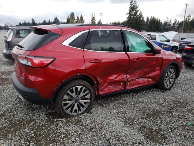 1FMCU9J99MUA66883 - 2021 FORD ESCAPE TITANIUM RED photo 3