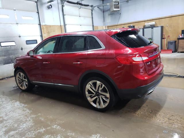 2LMTJ8LR9GBL83464 - 2016 LINCOLN MKX RESERVE 勃艮第红 照片 2