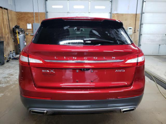 2LMTJ8LR9GBL83464 - 2016 LINCOLN MKX RESERVE 勃艮第红 照片 6