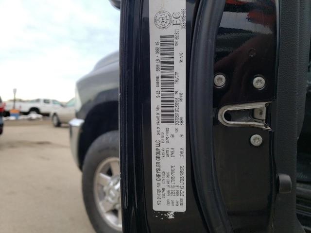 3C6TD5DT1CG231516 - 2012 DODGE RAM 2500 SLT BLACK photo 12