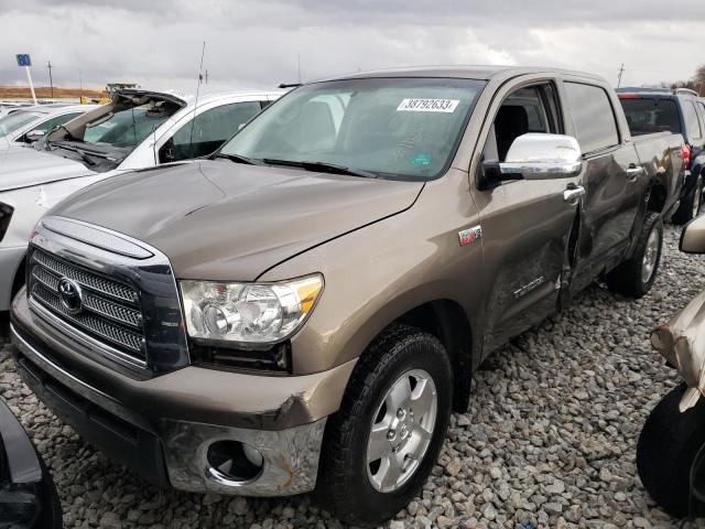 5TFDV54188X061182 - 2008 TOYOTA TUNDRA CREWMAX BROWN photo 1