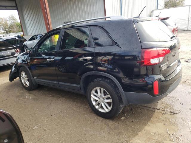 5XYKTDA75FG611728 - 2015 KIA SORENTO LX BLACK photo 2