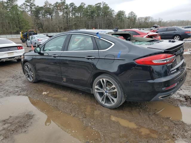 3FA6P0D93KR183028 - 2019 FORD FUSION TITANIUM BLACK photo 2