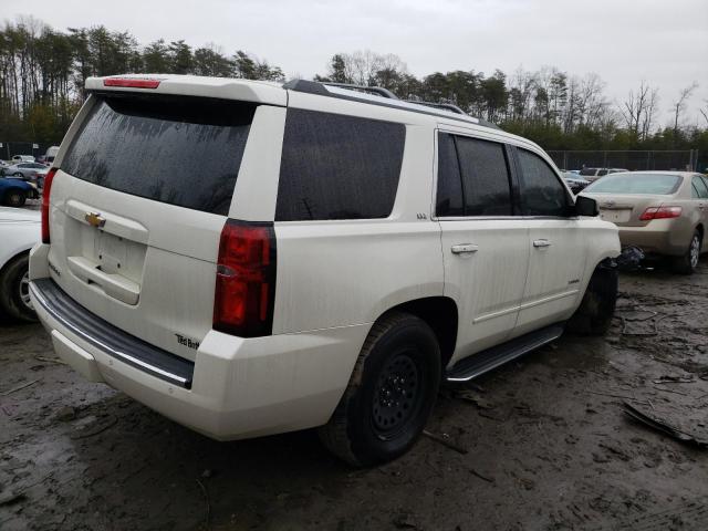 1GNSKCKC4FR731845 - 2015 CHEVROLET TAHOE K1500 LTZ WHITE photo 3