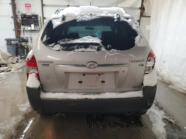 KM8JN72D25U174758 - 2005 HYUNDAI TUCSON GLS SILVER photo 6