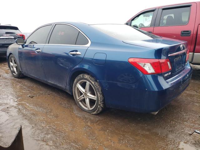 JTHBJ46G582179040 - 2008 LEXUS ES 350 BLUE photo 2