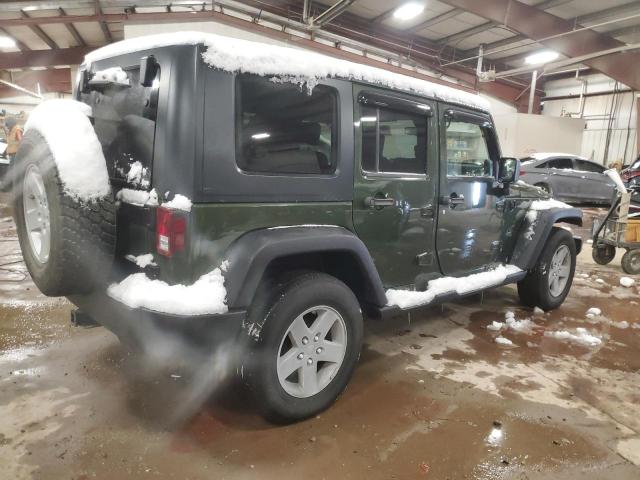 1J4GA39128L602122 - 2008 JEEP WRANGLER U X GREEN photo 3