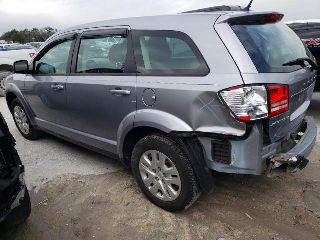 3C4PDCABXFT737254 - 2015 DODGE JOURNEY SE SILVER photo 2