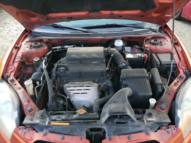 4A3AK24F77E004128 - 2007 MITSUBISHI ECLIPSE GS ORANGE photo 11