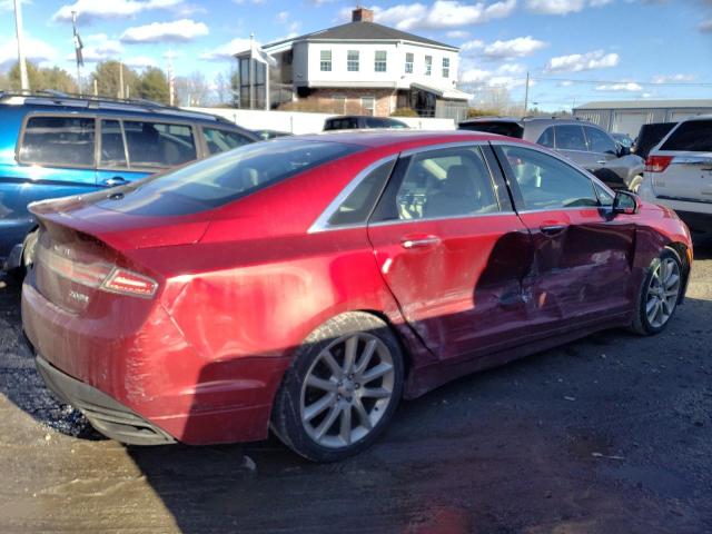 3LN6L2J93GR611480 - 2016 LINCOLN MKZ RED photo 3