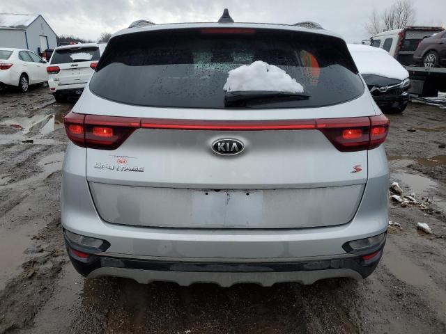 KNDP6CAC7L7661687 - 2020 KIA SPORTAGE S SILVER photo 6