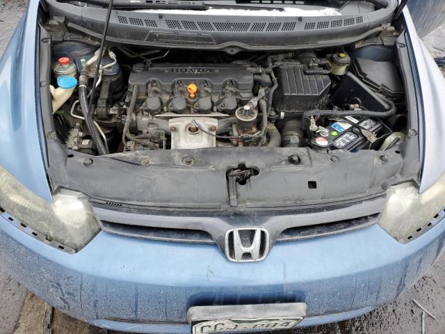 2HGFG128X6H571709 - 2006 HONDA CIVIC EX BLUE photo 11