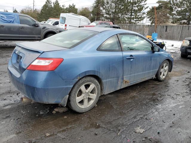 2HGFG128X6H571709 - 2006 HONDA CIVIC EX BLUE photo 3