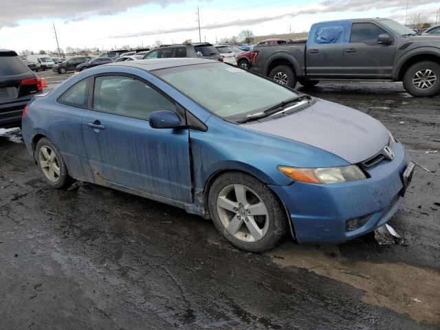 2HGFG128X6H571709 - 2006 HONDA CIVIC EX BLUE photo 4