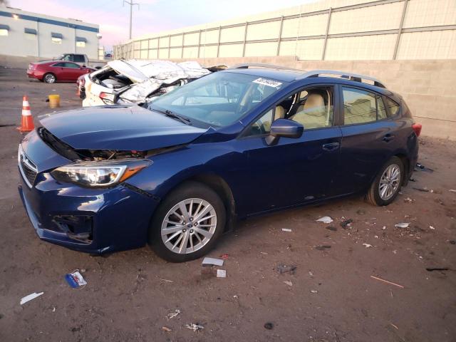 4S3GTAB68H3739267 - 2017 SUBARU IMPREZA PREMIUM BLUE photo 1