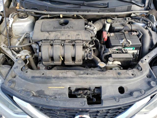 3N1AB7AP3HY328021 - 2017 NISSAN SENTRA S SILVER photo 11