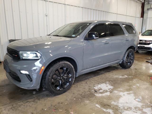 1C4RDJDG3MC751655 - 2021 DODGE DURANGO GT GRAY photo 1