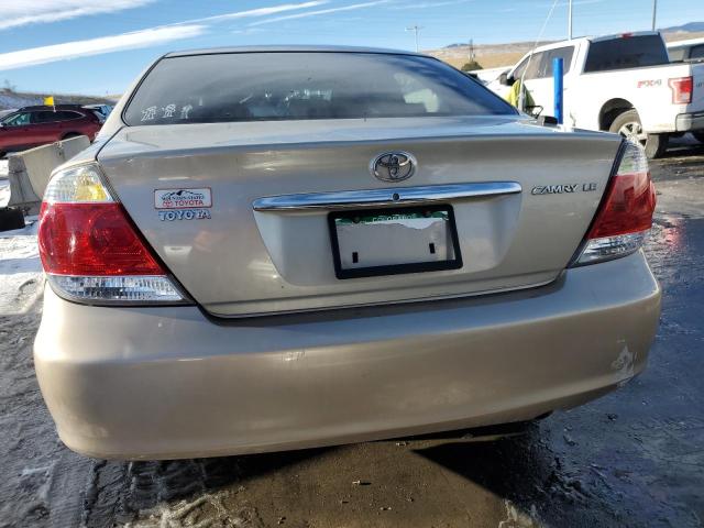 4T1BF30K56U630040 - 2006 TOYOTA CAMRY LE GOLD photo 6