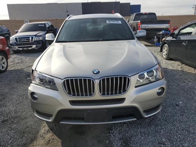 5UXWX9C51D0D00512 - 2013 BMW X3 XDRIVE28I SILVER photo 5