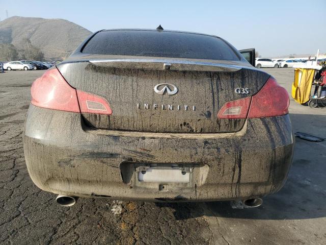 JNKBV61E38M206567 - 2008 INFINITI G35 BLACK photo 6