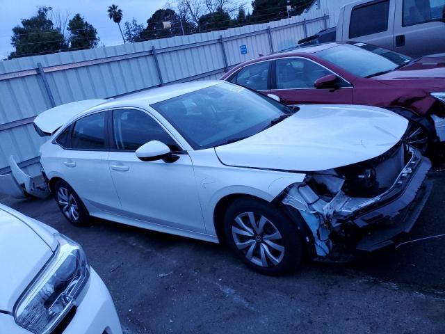 2HGFE2F27NH528283 - 2022 HONDA CIVIC LX WHITE photo 4