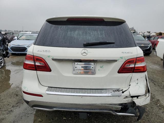 4JGDA5HB7CA063012 - 2012 MERCEDES-BENZ ML 350 4MATIC WHITE photo 6