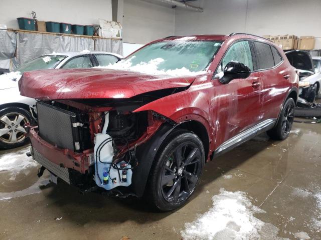 LRBFZMR44PD031492 - 2023 BUICK ENVISION PREFERRED Tünd qırmızı foto 1