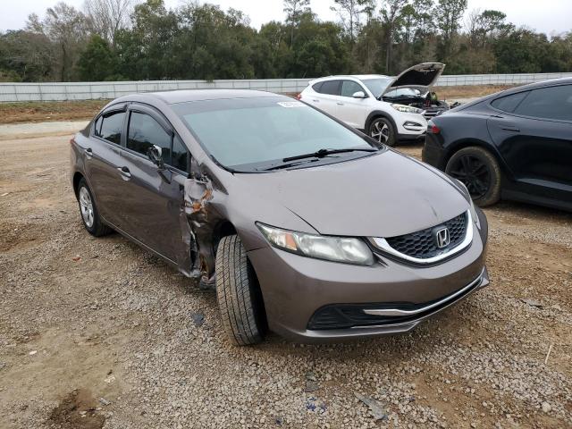 19XFB2F54DE091788 - 2013 HONDA CIVIC LX GRAY photo 4