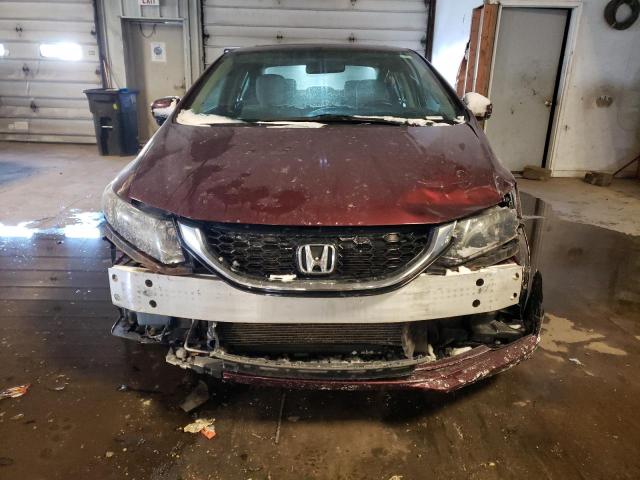 19XFB2F81FE107815 - 2015 HONDA CIVIC EX BURGUNDY photo 5