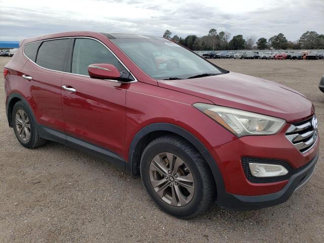 5XYZU3LB3DG042835 - 2013 HYUNDAI SANTA FE S RED photo 4